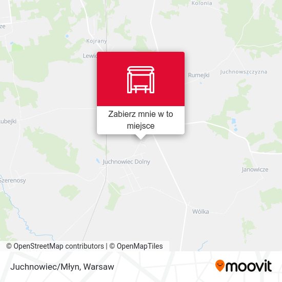 Mapa Juchnowiec/Młyn