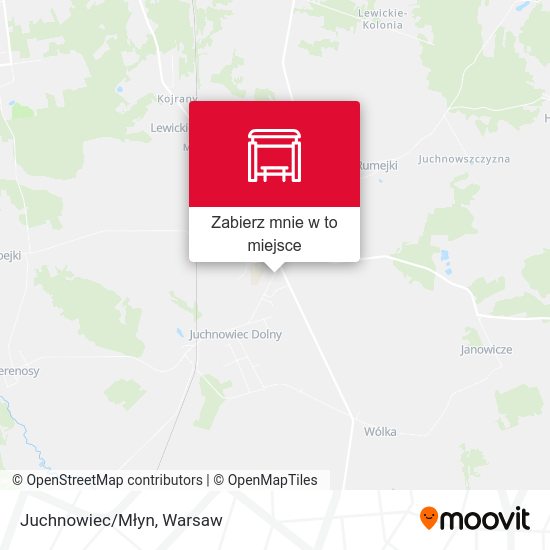 Mapa Juchnowiec/Młyn