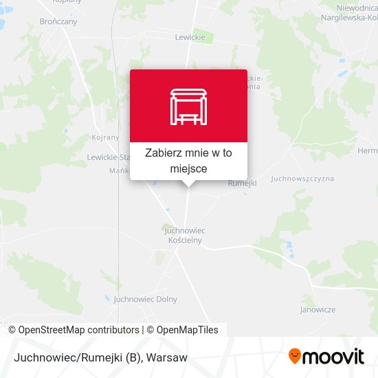 Mapa Juchnowiec/Rumejki (B)