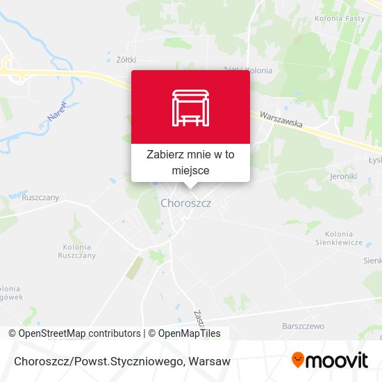 Mapa Choroszcz/Powst.Styczniowego