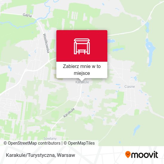 Mapa Karakule/Turystyczna