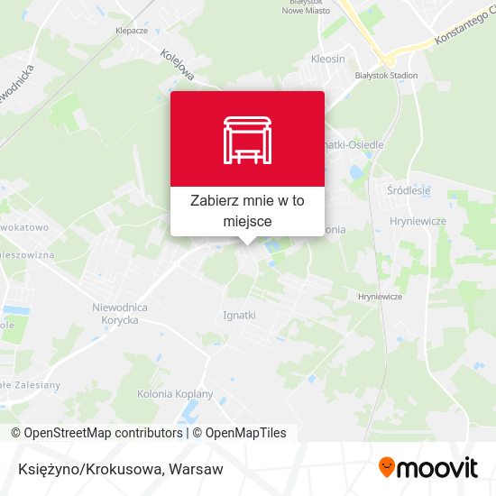 Mapa Księżyno/Krokusowa