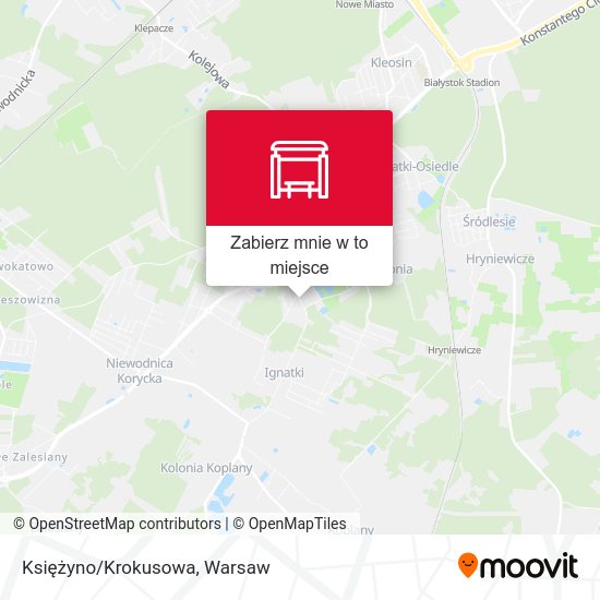 Mapa Księżyno/Krokusowa