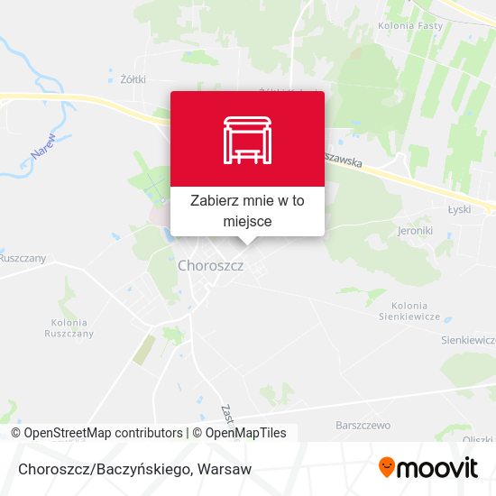 Mapa Choroszcz/Baczyńskiego