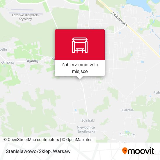 Mapa Stanisławowo/Sklep