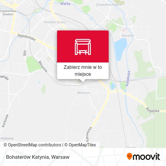 Mapa Bohaterów Katynia