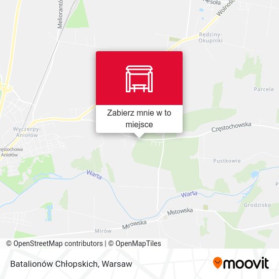 Mapa Batalionów Chłopskich