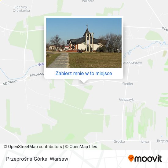 Mapa Przeprośna Górka