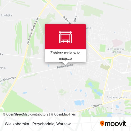 Mapa Wielkoborska - Przychodnia