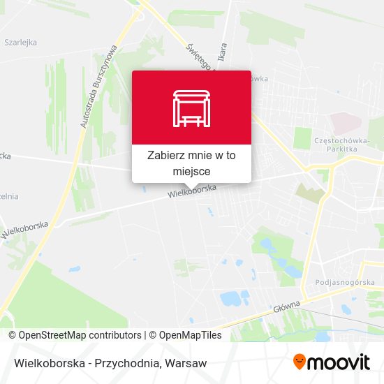 Mapa Wielkoborska - Przychodnia