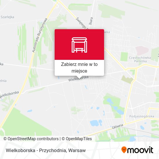 Mapa Wielkoborska - Przychodnia