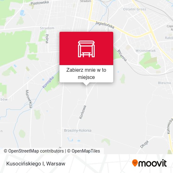 Mapa Kusocińskiego I