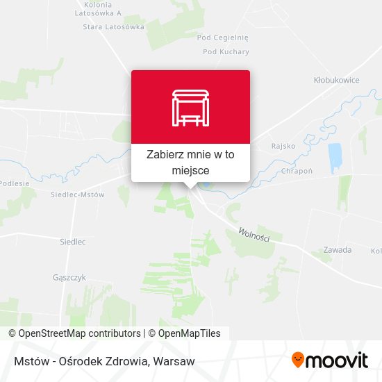 Mapa Mstów - Ośrodek Zdrowia