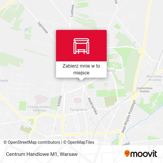 Mapa Centrum Handlowe M1