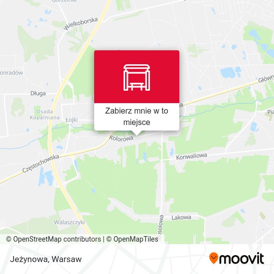 Mapa Jeżynowa