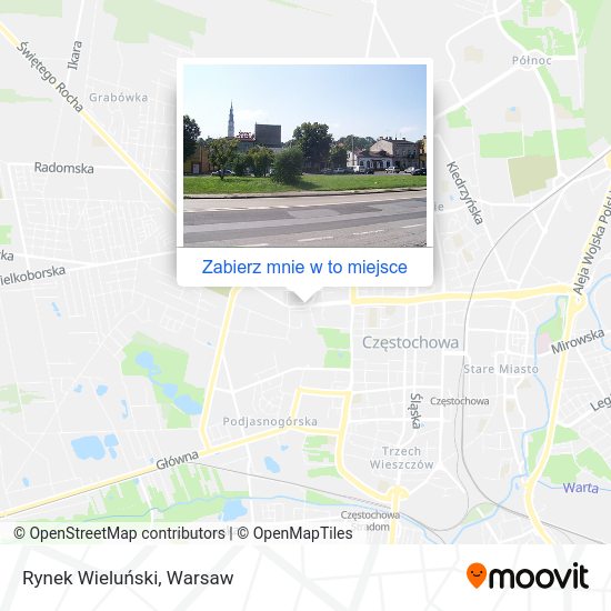 Mapa Rynek Wieluński