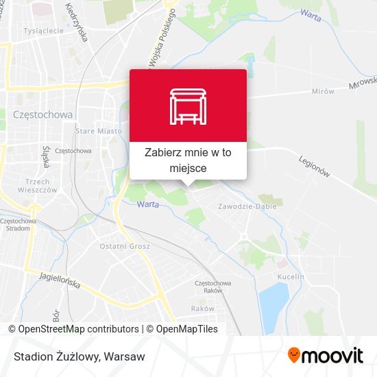 Mapa Stadion Żużlowy