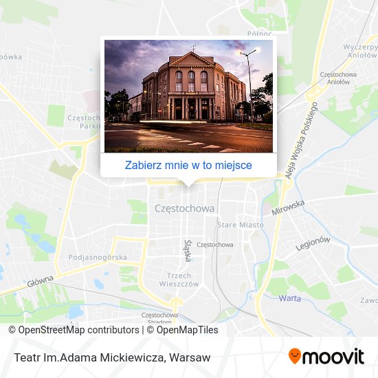 Mapa Teatr Im.Adama Mickiewicza