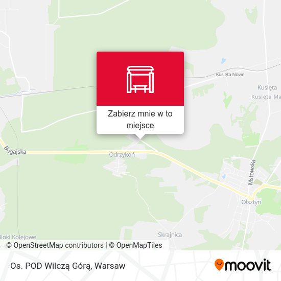 Mapa Os. POD Wilczą Górą