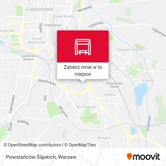 Mapa Powstańców Śląskich