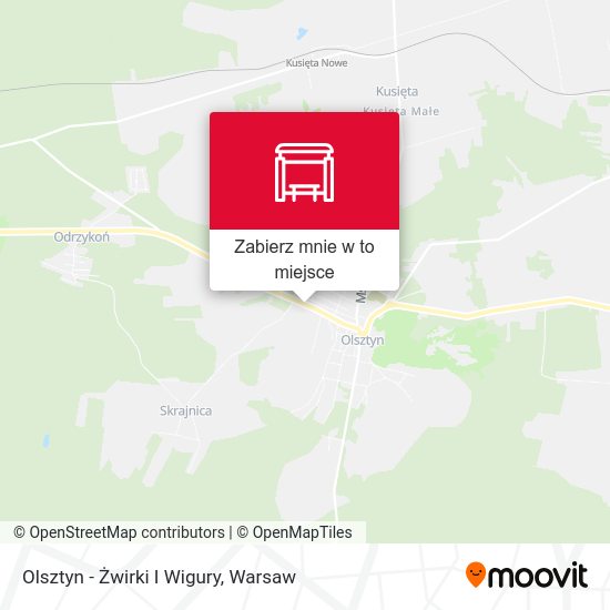 Mapa Olsztyn - Żwirki I Wigury