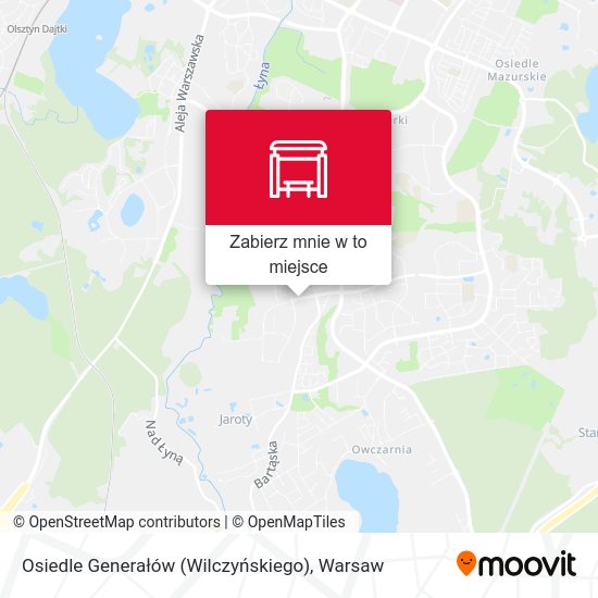 Mapa Osiedle Generałów (Wilczyńskiego)