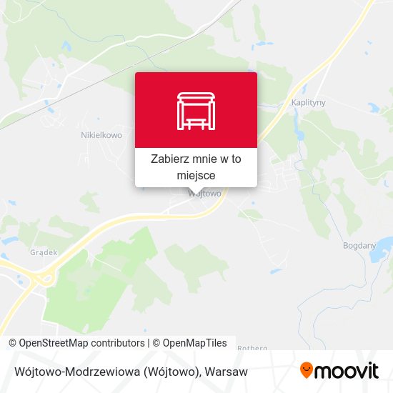 Mapa Wójtowo-Modrzewiowa