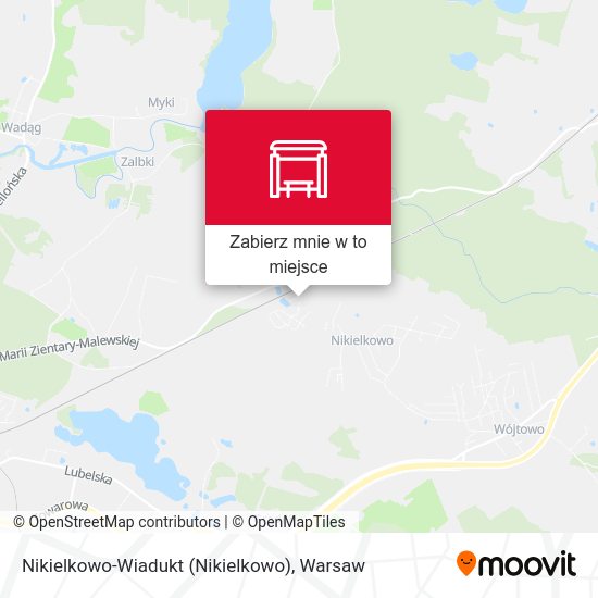 Mapa Nikielkowo-Wiadukt