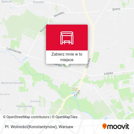 Mapa Pl. Wolności(Konstantynów)