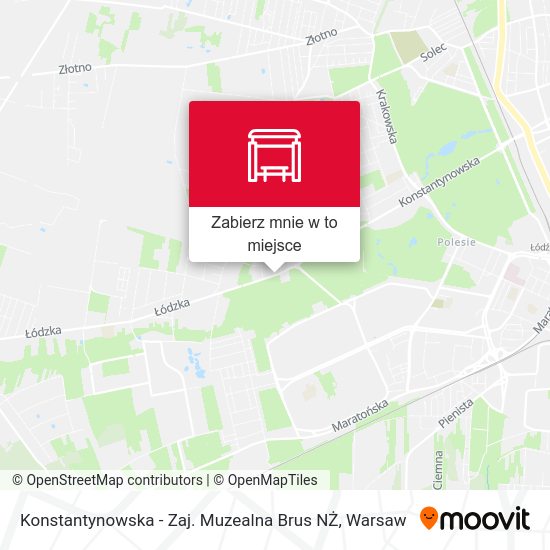 Mapa Konstantynowska - Zaj. Muzealna Brus NŻ