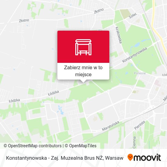 Mapa Konstantynowska - Zaj. Muzealna Brus NŻ