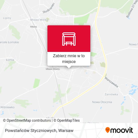 Mapa Powstańców Styczniowych