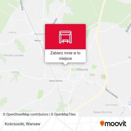 Mapa Kościuszki