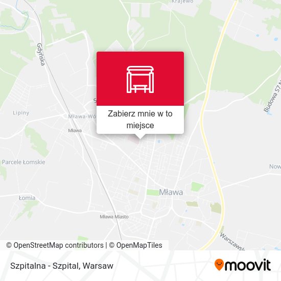 Mapa Szpitalna - Szpital