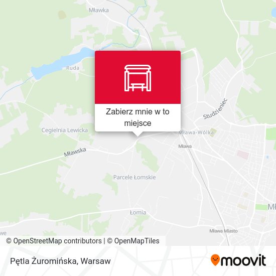 Mapa Pętla Żuromińska