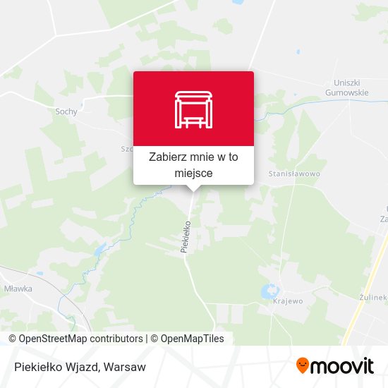 Mapa Piekiełko Wjazd