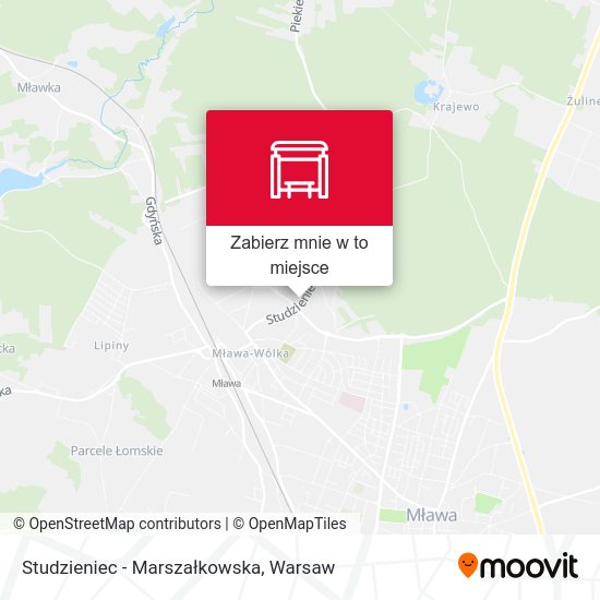 Mapa Studzieniec - Marszałkowska