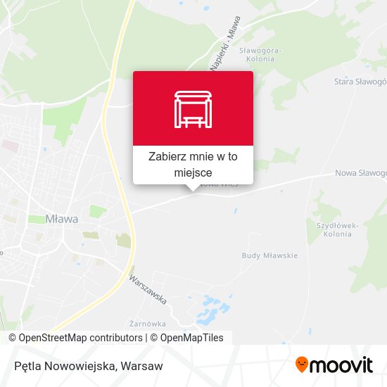 Mapa Pętla Nowowiejska