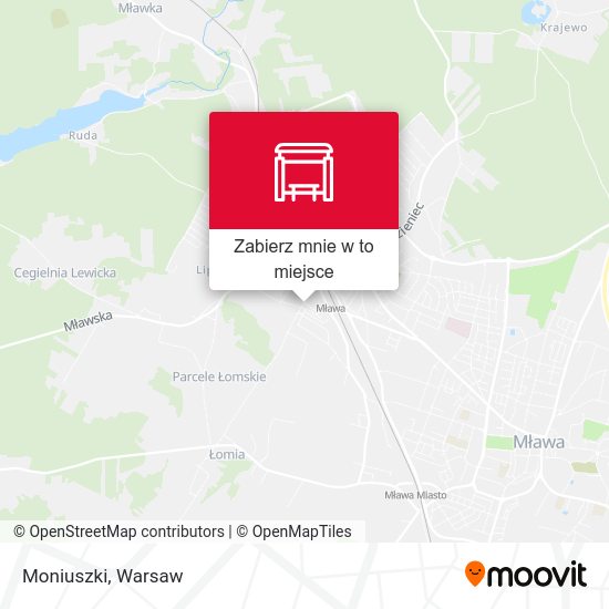 Mapa Moniuszki