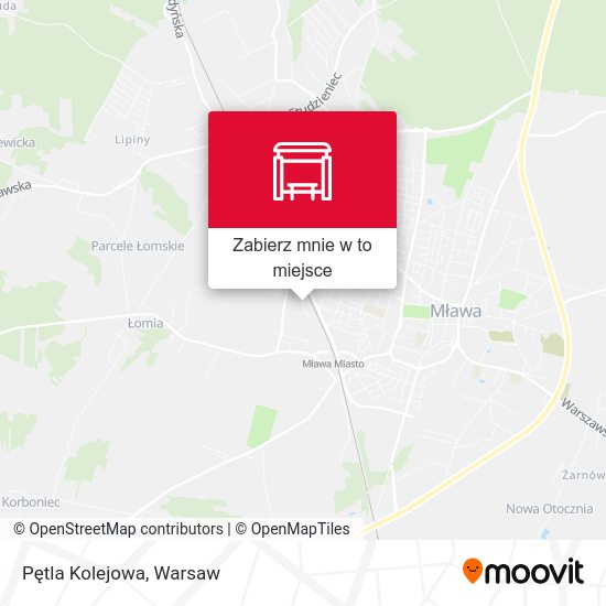 Mapa Pętla Kolejowa