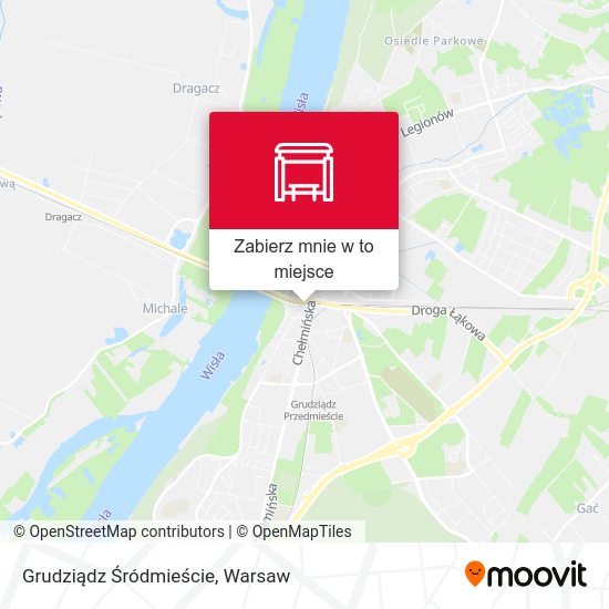 Mapa Grudziądz Śródmieście