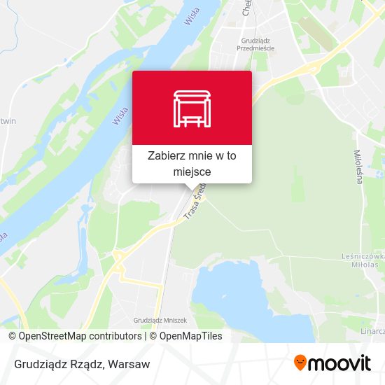 Mapa Grudziądz Rządz