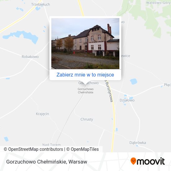 Mapa Gorzuchowo Chełmińskie