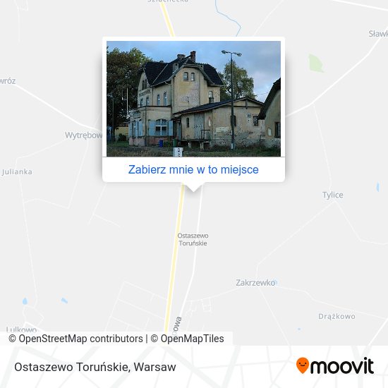 Mapa Ostaszewo Toruńskie