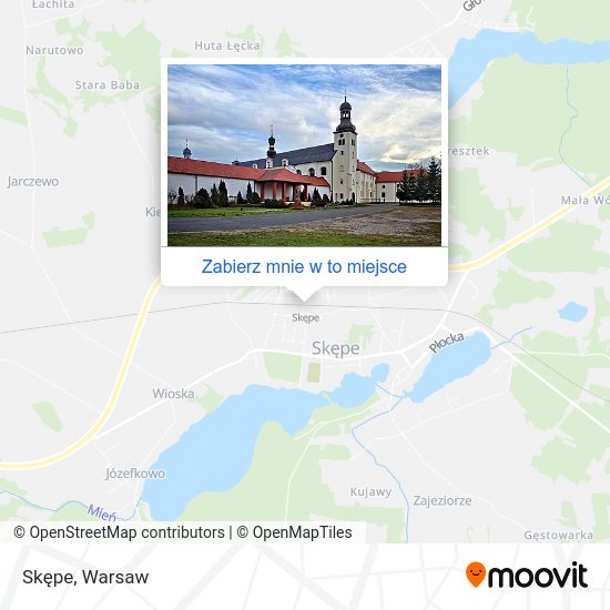 Mapa Skępe