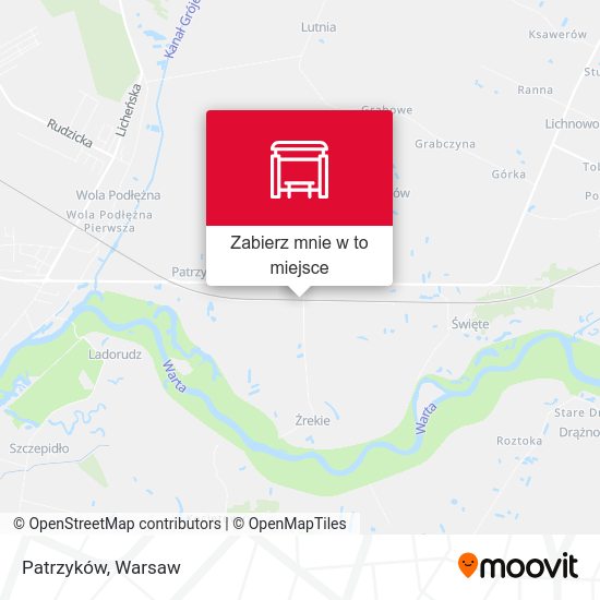 Mapa Patrzyków