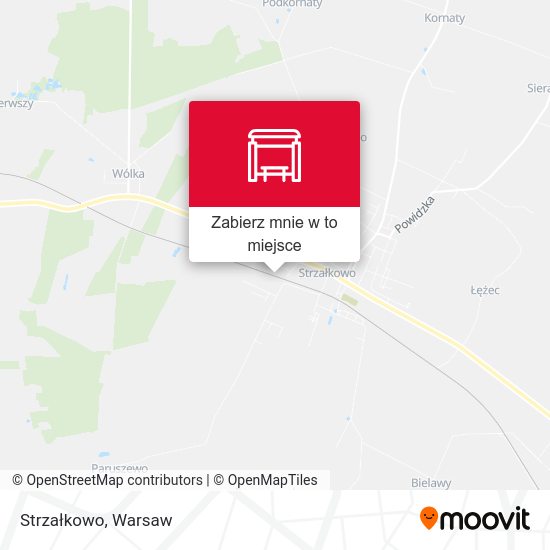 Mapa Strzałkowo