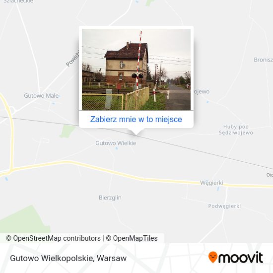 Mapa Gutowo Wielkopolskie