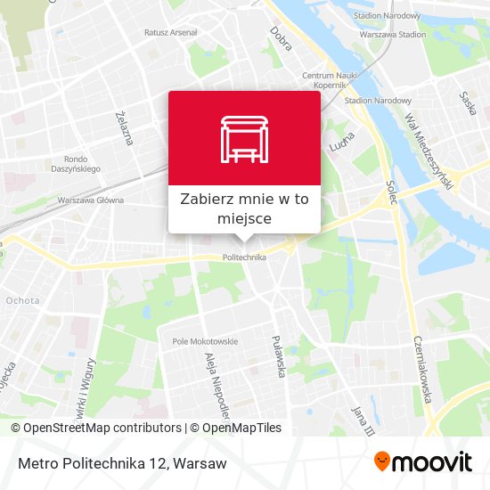 Mapa Metro Politechnika 12