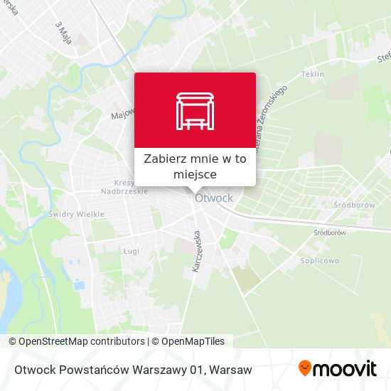 Mapa Otwock Powstańców Warszawy 01